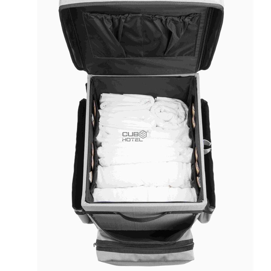 Coche Housekeeping Gris Portátil H-Cube Basic